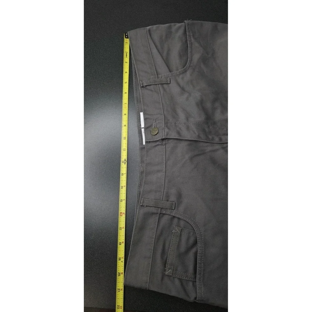 Lapco Men 40x34 Fire Resistant Reinforced Straight Cargo Work Pants Gray Pockets